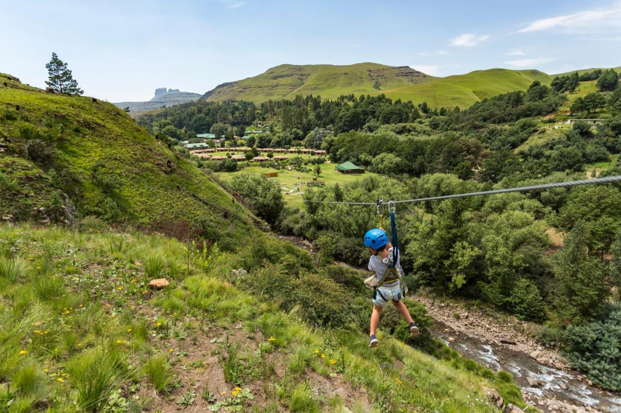 Gooderson Leisure Riverbend Chalets Self Catering And Timeshare Gold Crown Resort Drakensberg Garden Exteriör bild
